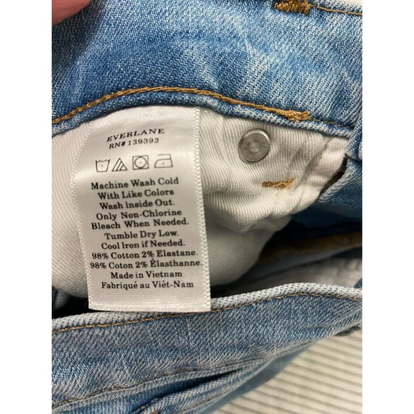 Everlane Cropped Blue Jeans Size 8 Regular - Picture 2 of 6